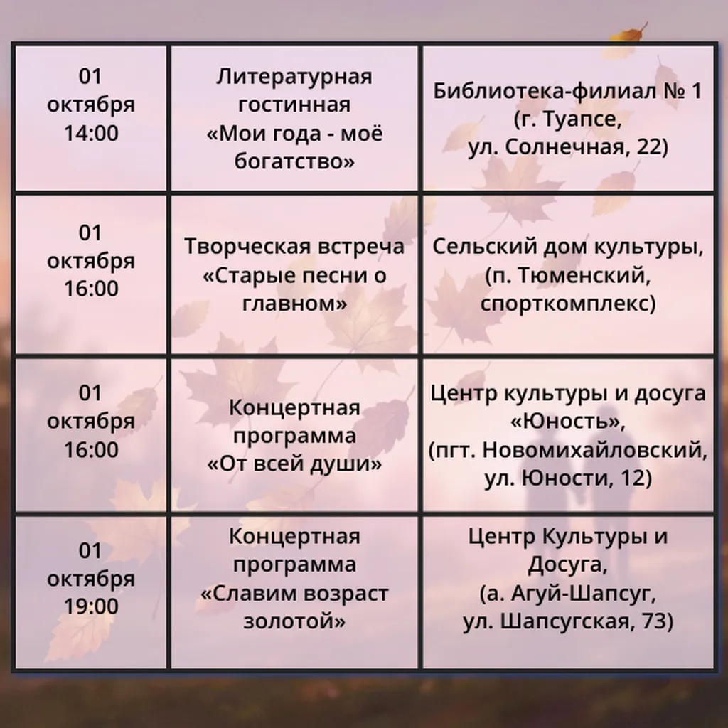 День пожилого человека 2